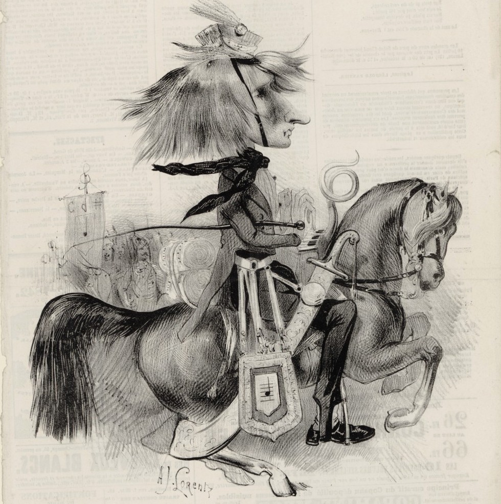 Warrior Liszt - Caricature